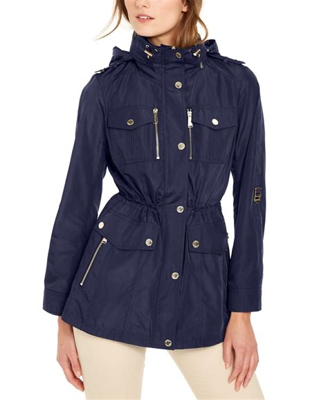 michael kors anorak jacket|hooded anorak coat macy's.